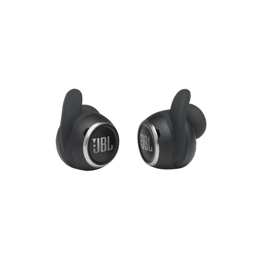 JBL Reflect Mini NC - Black - Waterproof true wireless Noise Cancelling sport earbuds - Detailshot 1